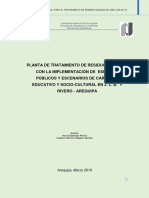 Plan de Tesis Planta de Tratamiento de Residuos Sólidos PDF