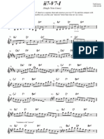 Ii7 V7 I - SingleNoteLines - TedGreene - 1982 03 08 PDF