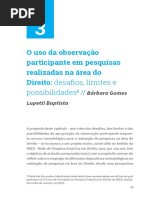 O Uso Da Observação Participante