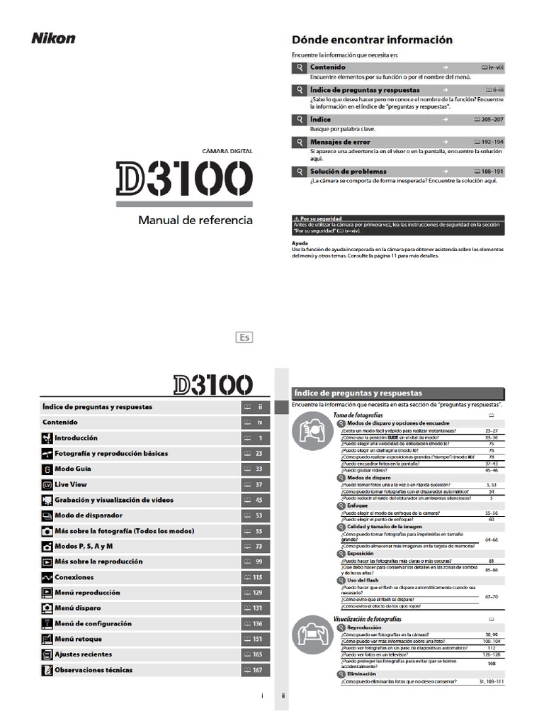  Manual  Nikon  D3100  pdf 