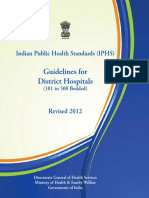 IPHS Guidelines For District Hospitals (101 To 500 Bedded) PDF