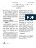 Impact On Thermal Properties of Burnt Clay Bricks Using Foundry Sand