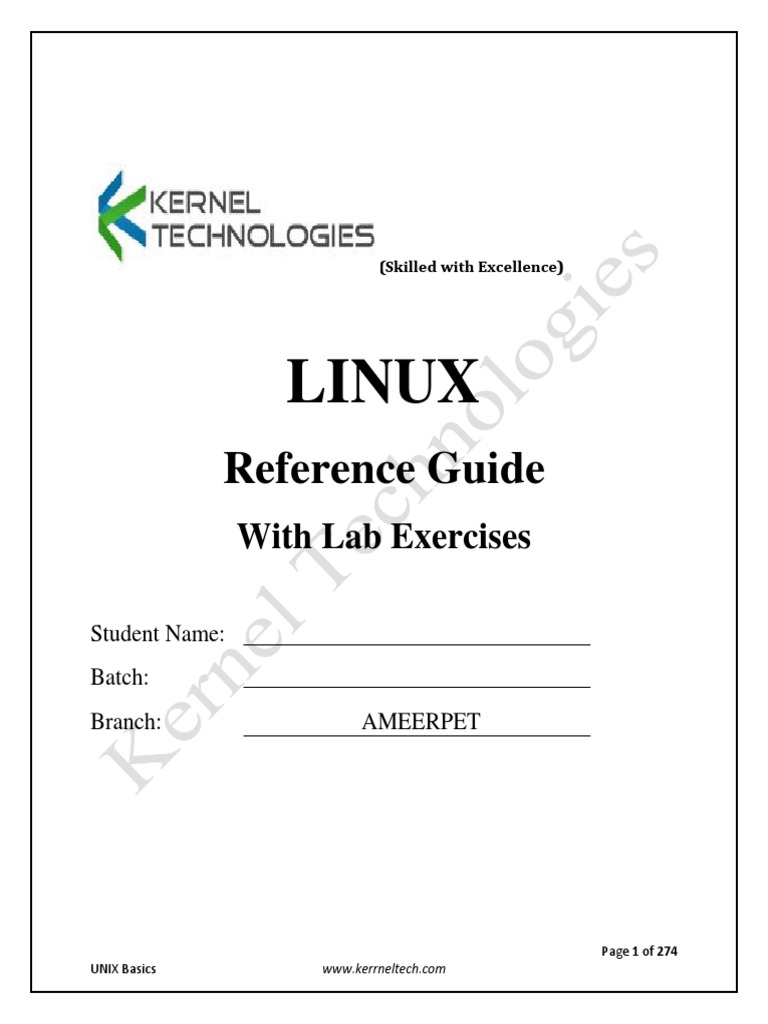 Linux Kernel PDF | PDF | Linux | Unix