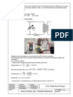 Inductancia Del Transformador