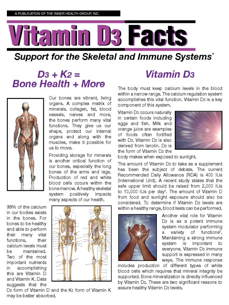 D3 Lit PDF | PDF | Vitamin | Vitamin D