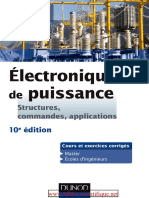 Electronique de Puissance - 10e D. Structures Commandes Applications Sciences de Ling Nieur PDF