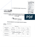 Procedimiento - Acciones Disciplinarias