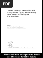 Uda Et Al (Eds) - X-Rays For Archaeology | PDF | X Ray