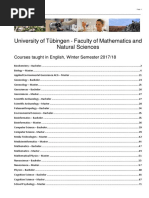 2017-18 WS Faculty of Mathematics and Natural Sciences