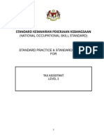 Standard Kemahiran Pekerjaan Kebangsaan: (National Occupational Skill Standard)