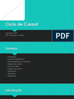 Ciclo Carnot máquina térmica ideal