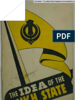 The Idea of The Sikh State (1946) - by Gurbhachan Singh & Lal Singh