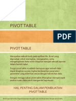 Minggu13 Pivot Table