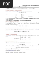 Lecture 8. Linear Systems of Differential Equations