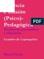 Infancia e Ilusión (Psico) Pedagógica (Leandro de Lajonquière) PDF