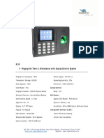 Fingerprint Time & Attendance With Access Control System