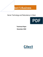 Server Technology and Redundancy in Citect