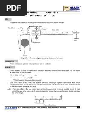 Vernier Calliper: Definition, Diagram, Least Count, Parts & Applications