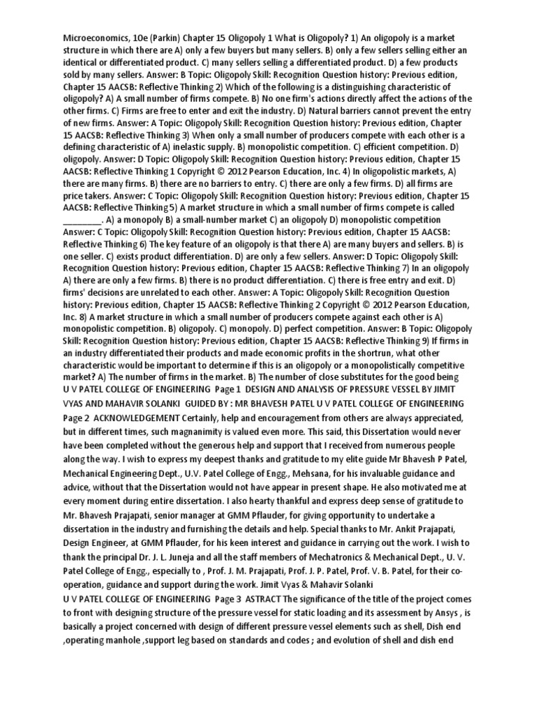 DD DDDD DDDD DDDD | PDF | Oligopoly | Monopoly