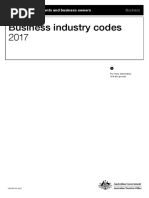 03 2017 Business Industry Codes