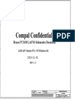 Brazos PCM10 LA6741 Schematics Document: AMD APU Ontario-FT1+ FCH Hudson-M1