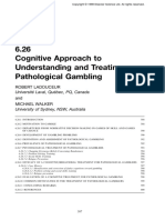 6.26 Cognitive Approach to Understanding and Treating Pathological Gambling