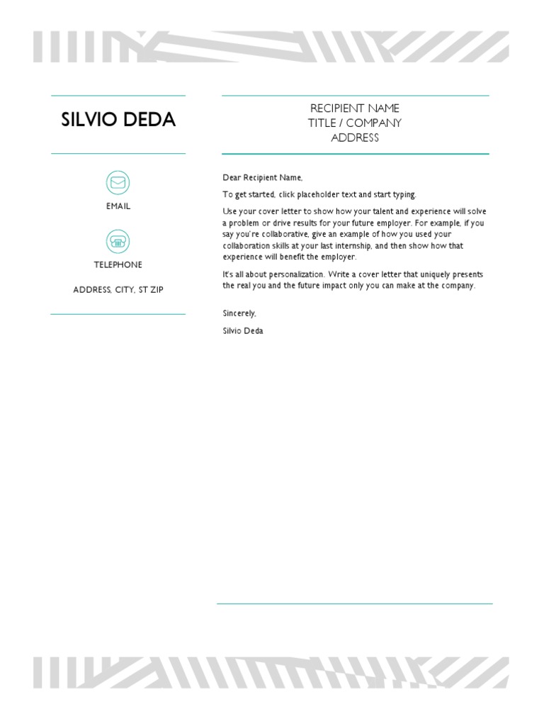 Personalizing Your Cover Letter | PDF | Communication