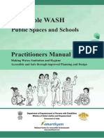 WASH Practitioners Manual - Accessibility of Public & School Toilet For Indians With Disabilities
