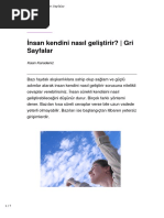 İnsan Kendini Nasıl Geliştirir