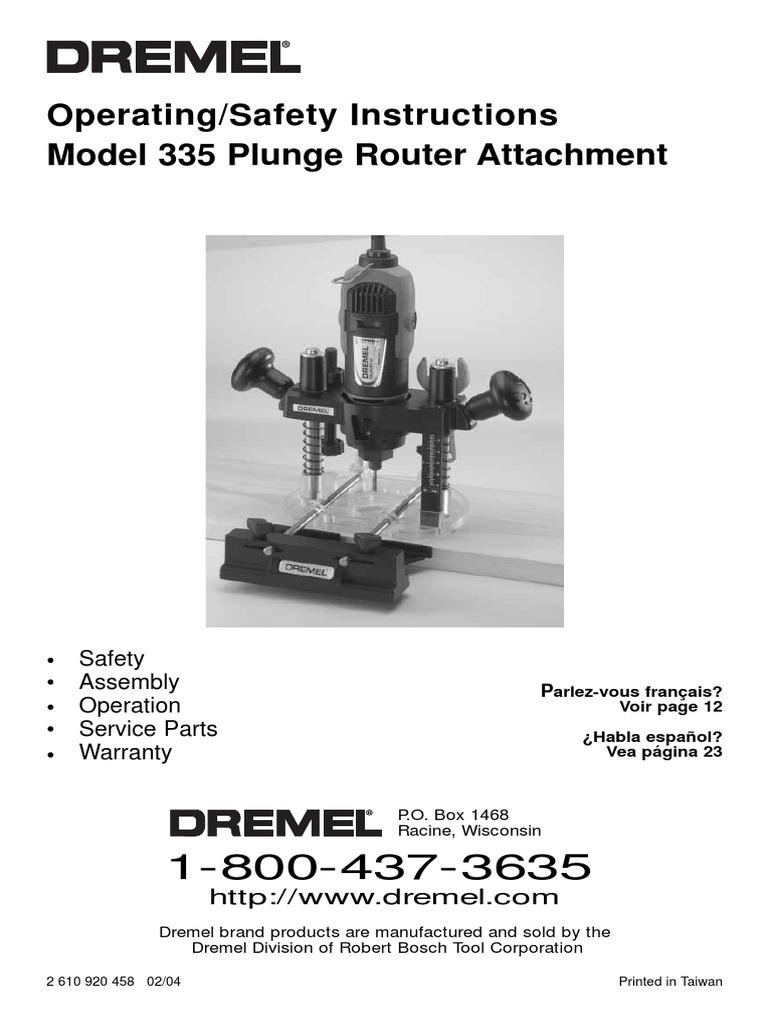 Dremel 335 Nut Hardware Woodworking