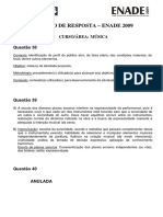 Enade 2009 (Pradrão de resposta Música).pdf