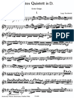 Boccherini - Quintet - 1 - D - Major Violin 1 PDF