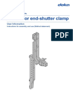 Doka Floor End-Shutter Clamp: User Information