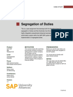 Segregation of Duties: Product Motivation Prerequisites