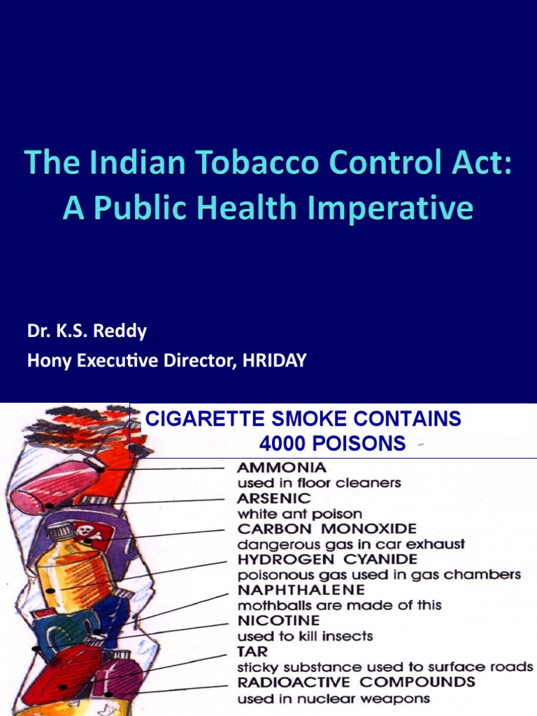 Indian Tobacco Control Act Chronic Obstructive Pulmonary Disease