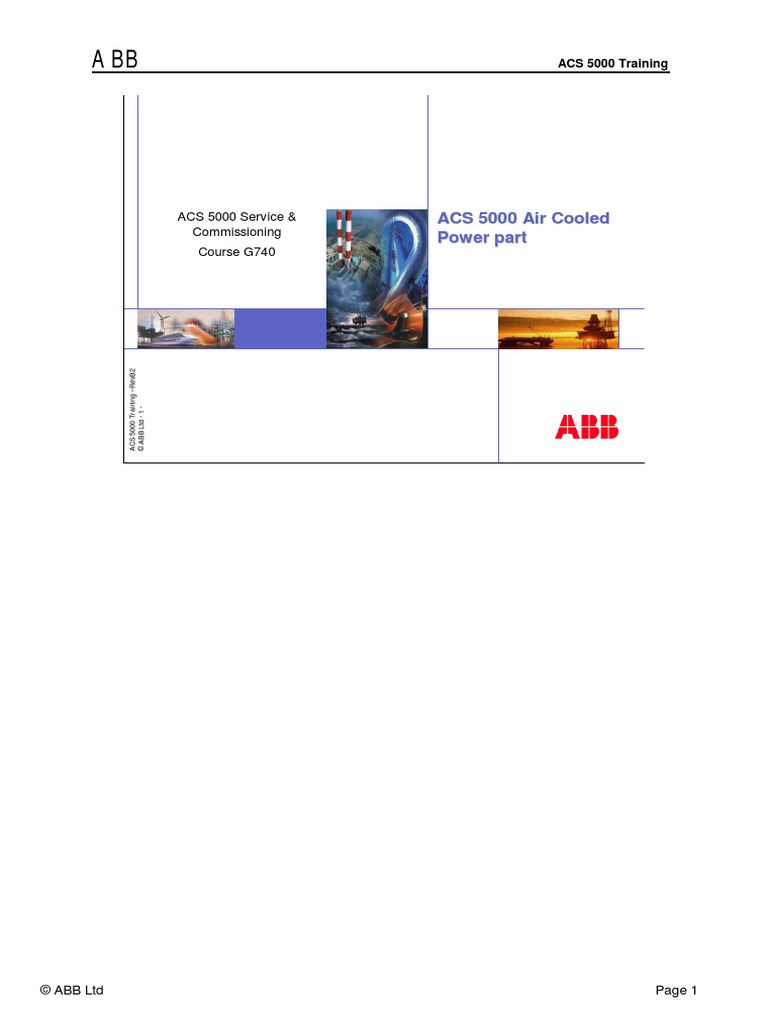 G740 - ACS 5000A Power Part - RevB2 | PDF | Rectifier | Power Inverter