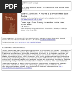 Circe's Pigs, From Slavery To Serfdom in The Later Roman World