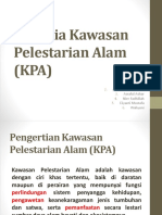 Kriteria Kawasan Pelestarian Alam (KPA)