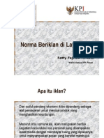 Norma Beriklan Di Layar Kaca