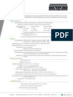 Spec Sheet Evolution x1