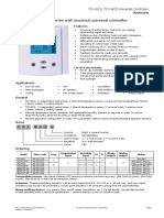 TCI-W13, TCI-W23 Series Wall Mounted Universal Controller: Features