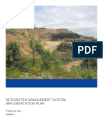 Integrated Management System Implementation Plan: Teghout CJSC