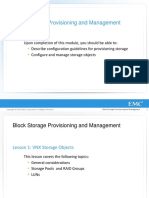 Block Storage Provisioning and Management