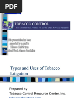 Download Types and Uses of Tobacco Litigation by Indonesia Tobacco SN36783974 doc pdf