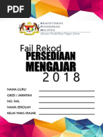 Rekod Persediaan Mengajar 2018