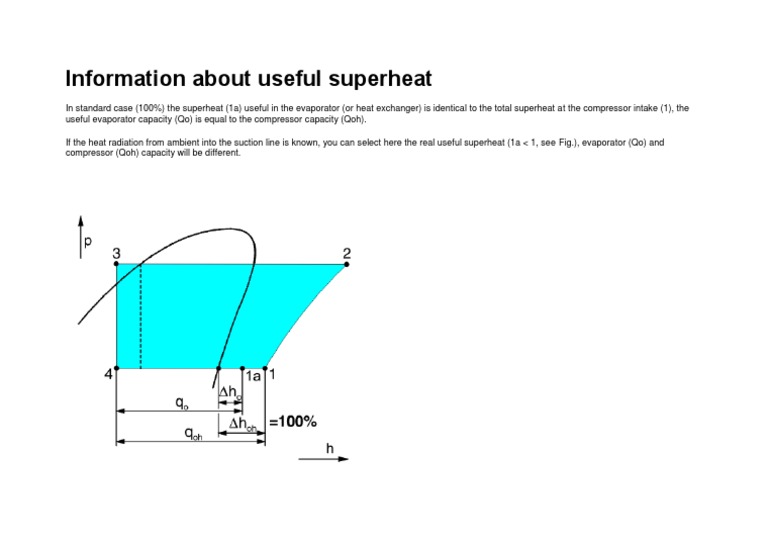 Useful Superheat in Evaporators | PDF