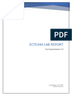 ECTE344 Lab Report Experiments 1-4