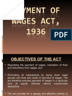 Revised Payment of Wages Act 1936