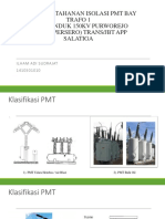 PENGUJIAN TAHANAN ISOLASI PMT BAY TRAFO HH