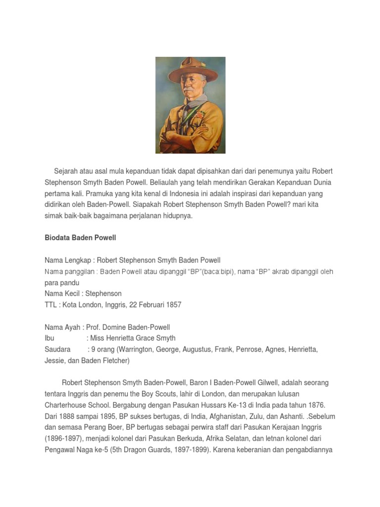 Biografi Baden Powell